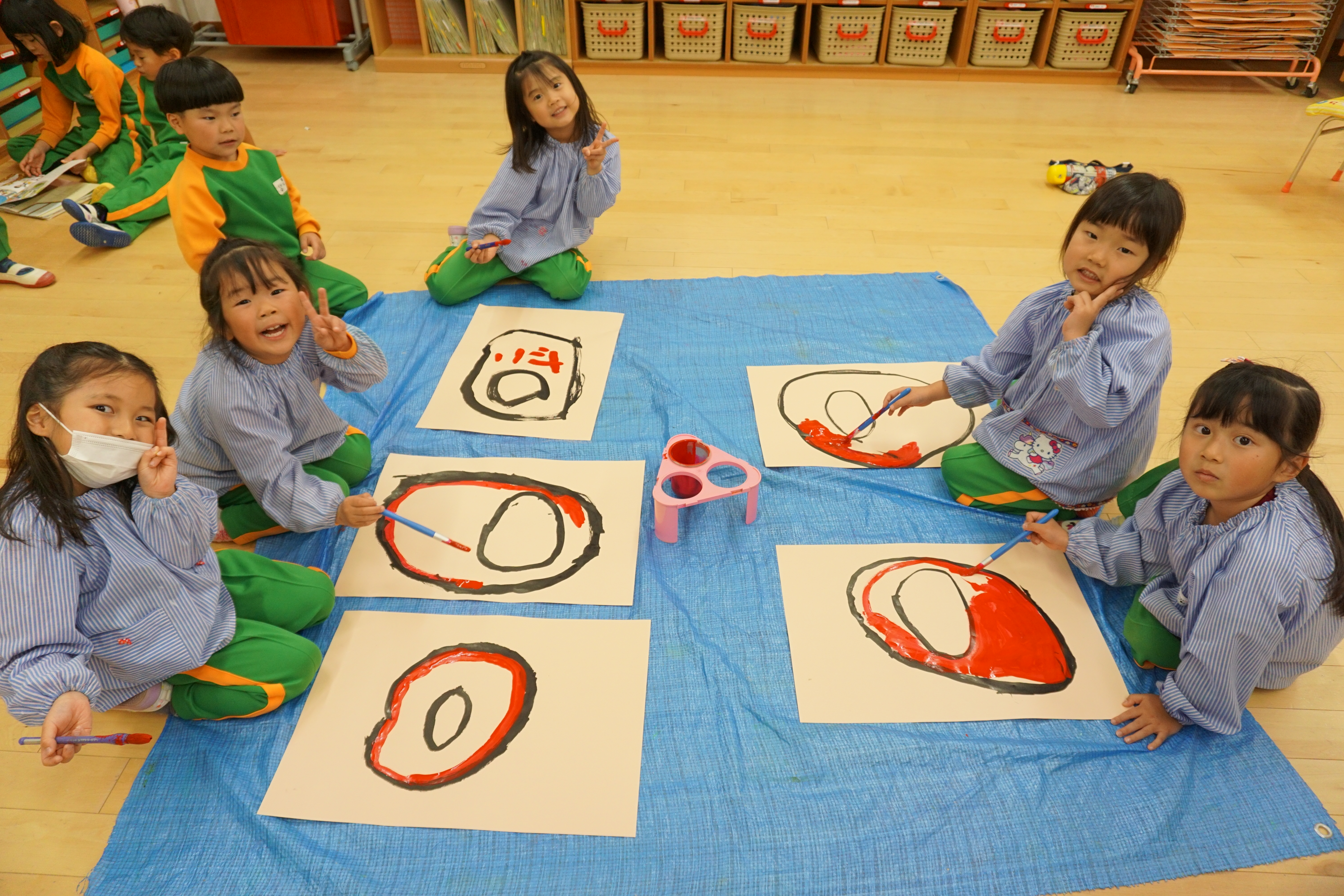 はなぐみ 絵画 菩提幼稚園 ぼだいようちえん